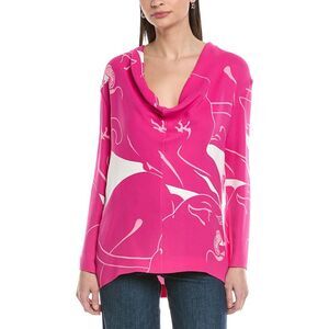 Valentino Womens  Convertible Silk Top